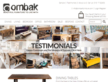 Tablet Screenshot of ombakfurniture.com